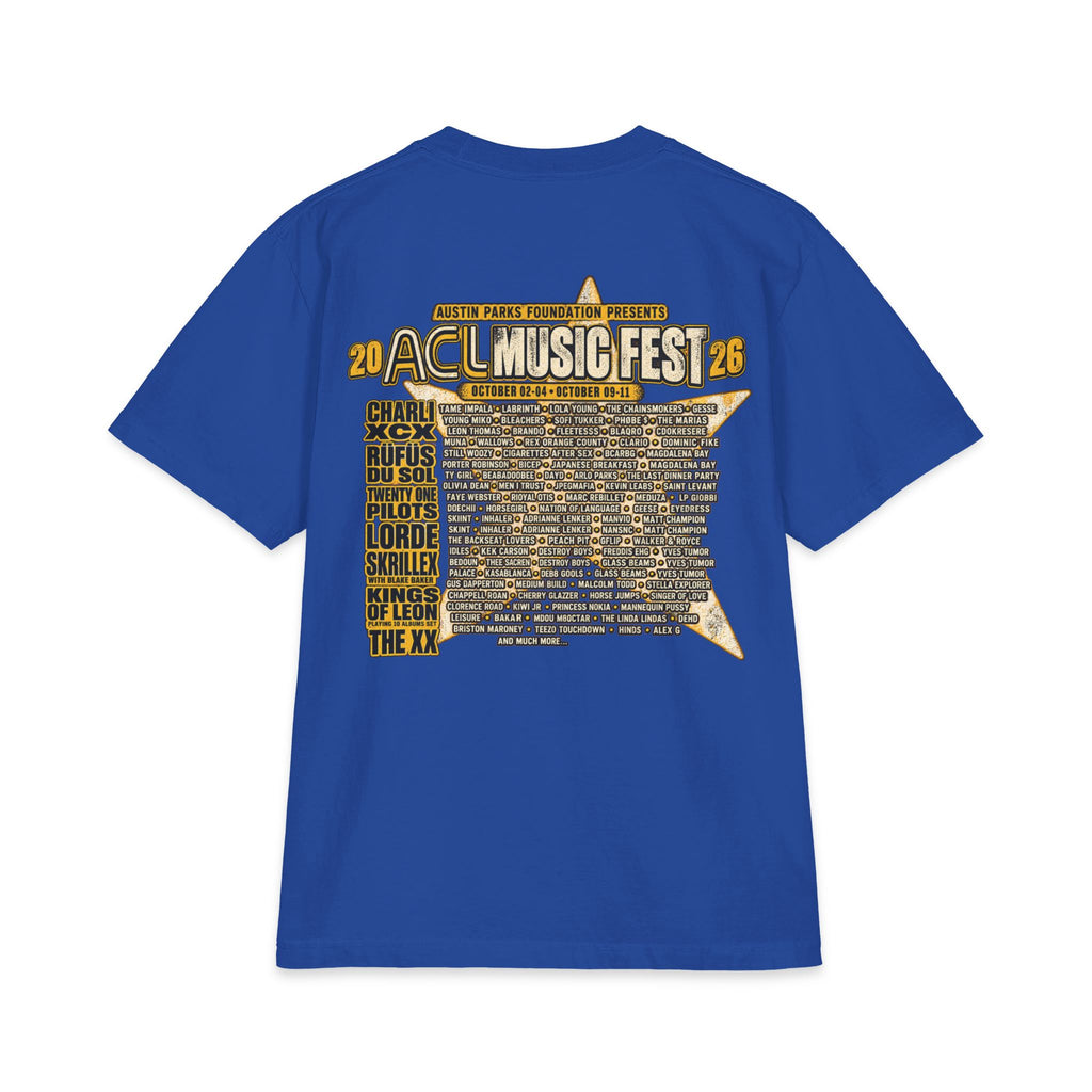 ACL Fest 2026 Austin Texas T-Shirt | Music Festival Lineup Tee