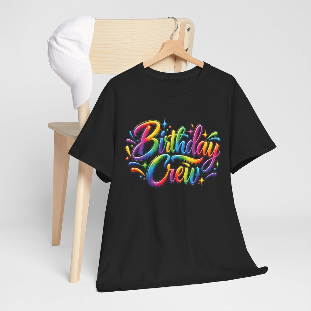Birthday Crew Colorful Celebration T-Shirt