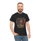 Patriotic Lion King tee | American Flag Crown graphic T-Shirt