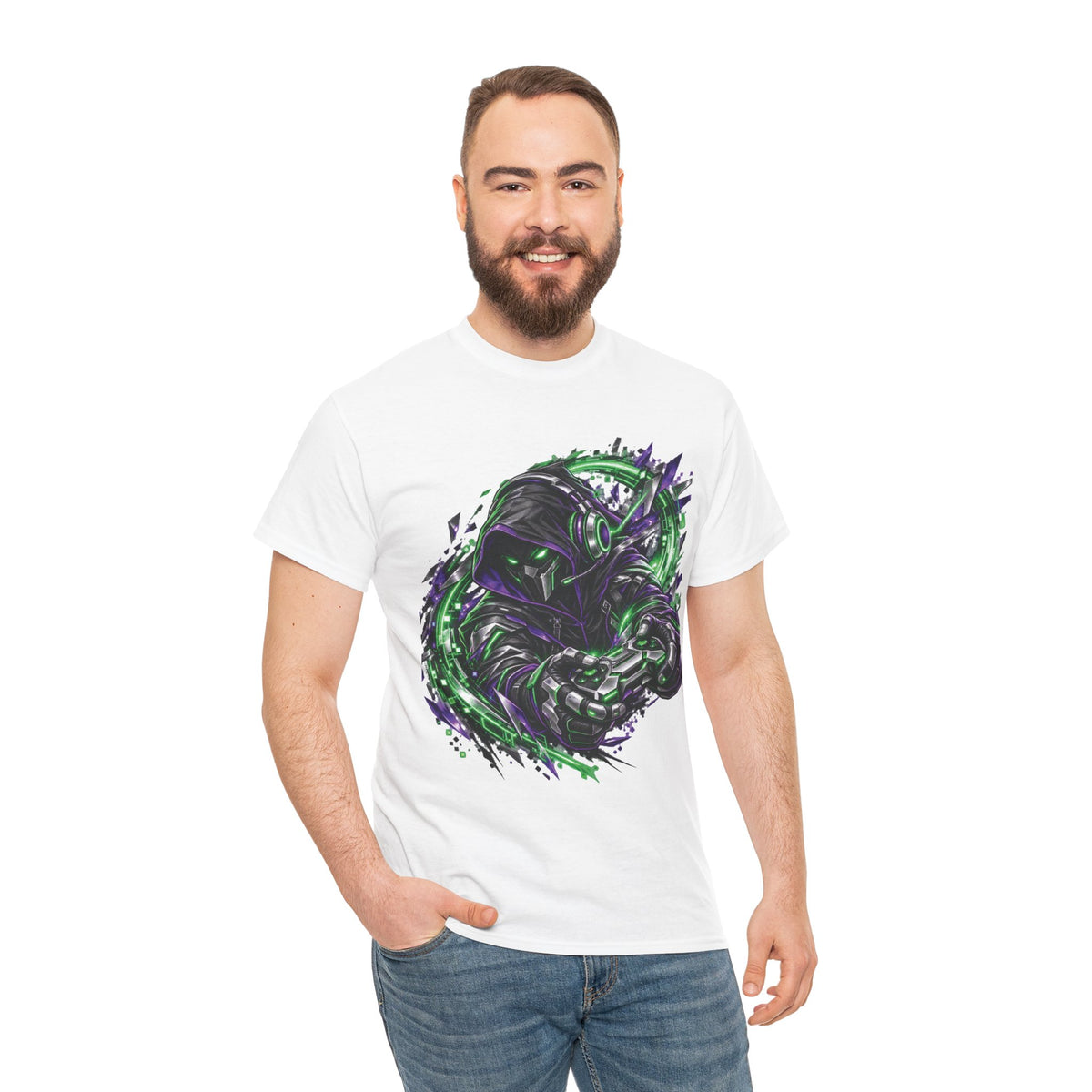 Dark Fantasy Samurai Warrior Video Game T-Shirt