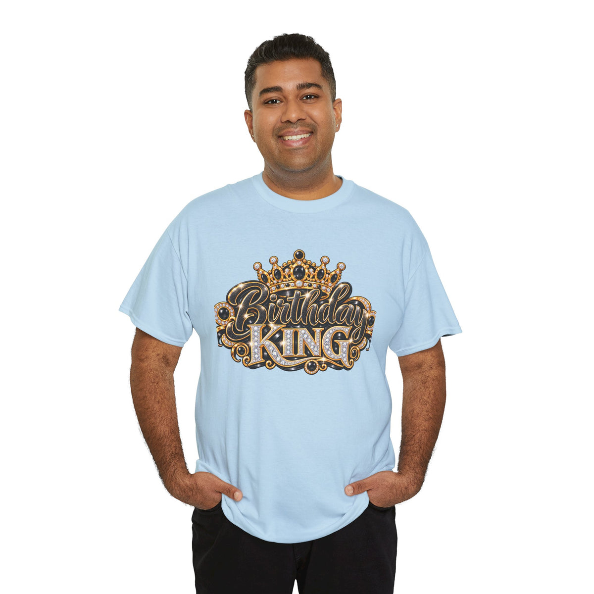 Birthday King Crown Graphic T-Shirt