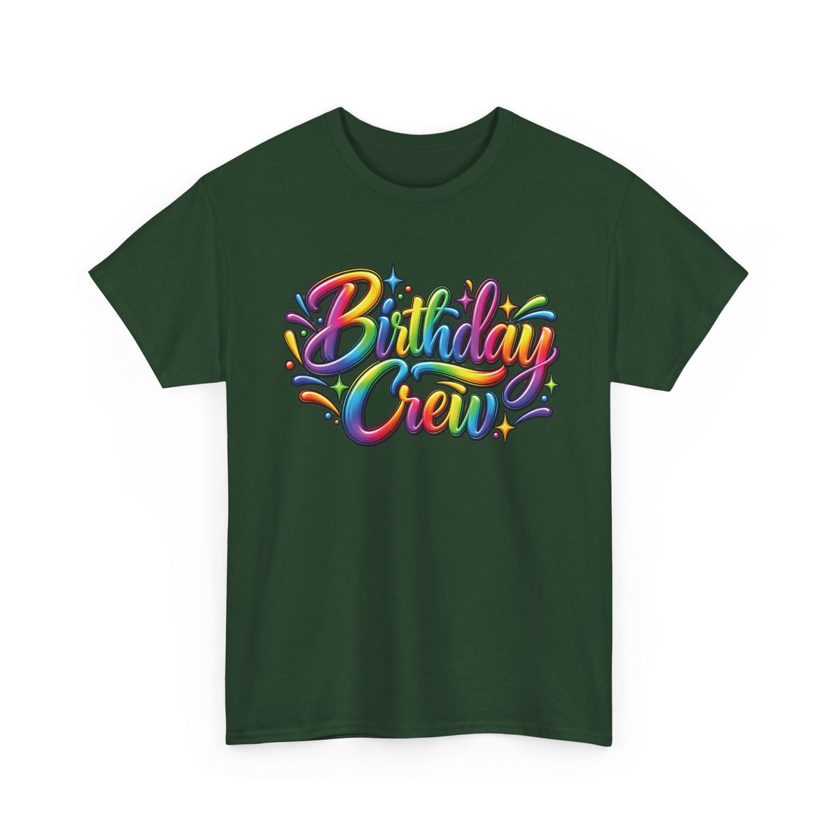 Birthday Crew Colorful Celebration T-Shirt