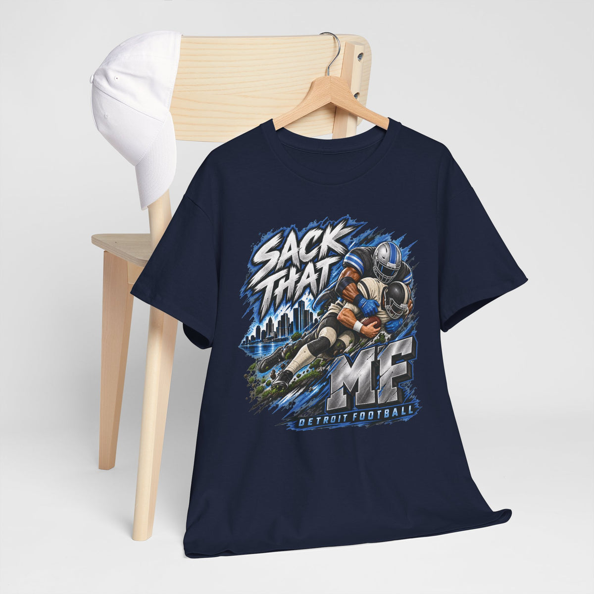 Sack That MF Lions football Graphic T-Shirt