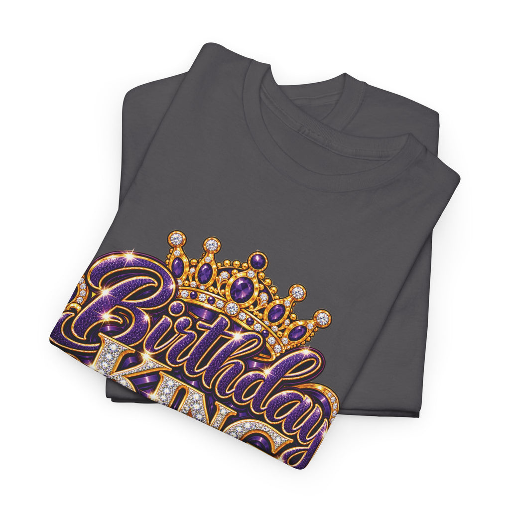 Birthday King Crown Graphic T-Shirt