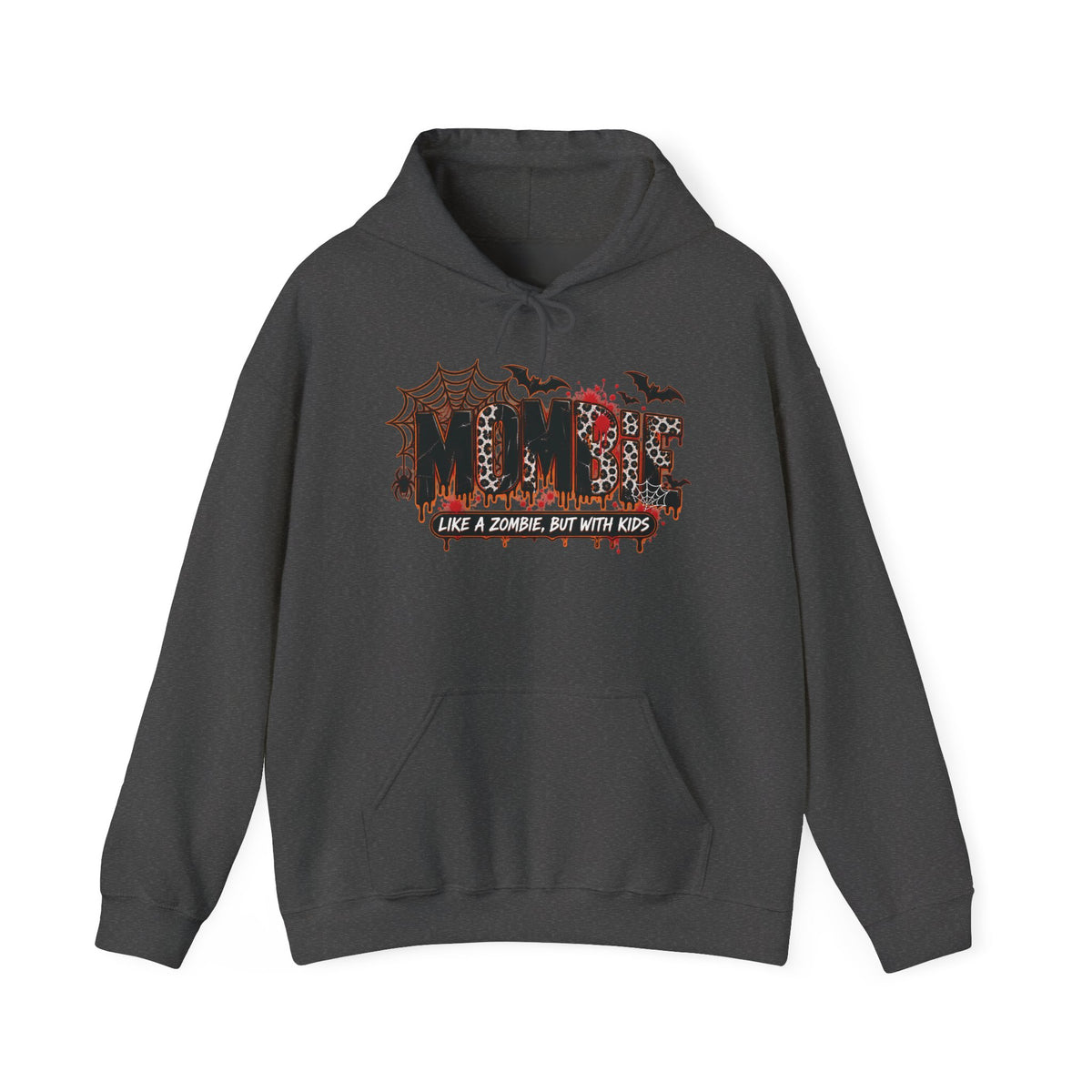 Mama Halloween Hoodie | spiderweb bats leopard print, spooky family mom sweatshirt