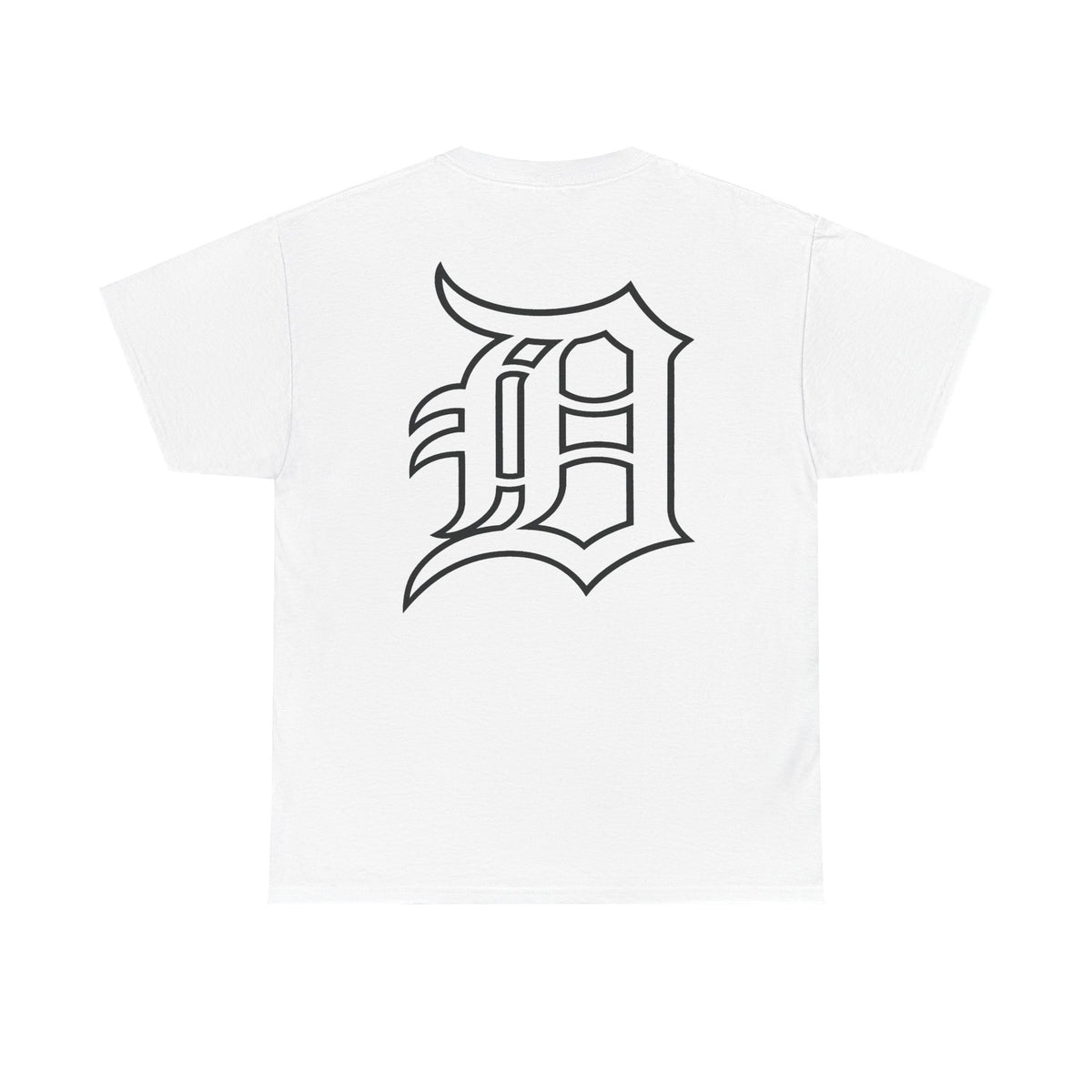 Detroit Hockey Player Graphic Tee | Metro Skyline, Winged Mascot
