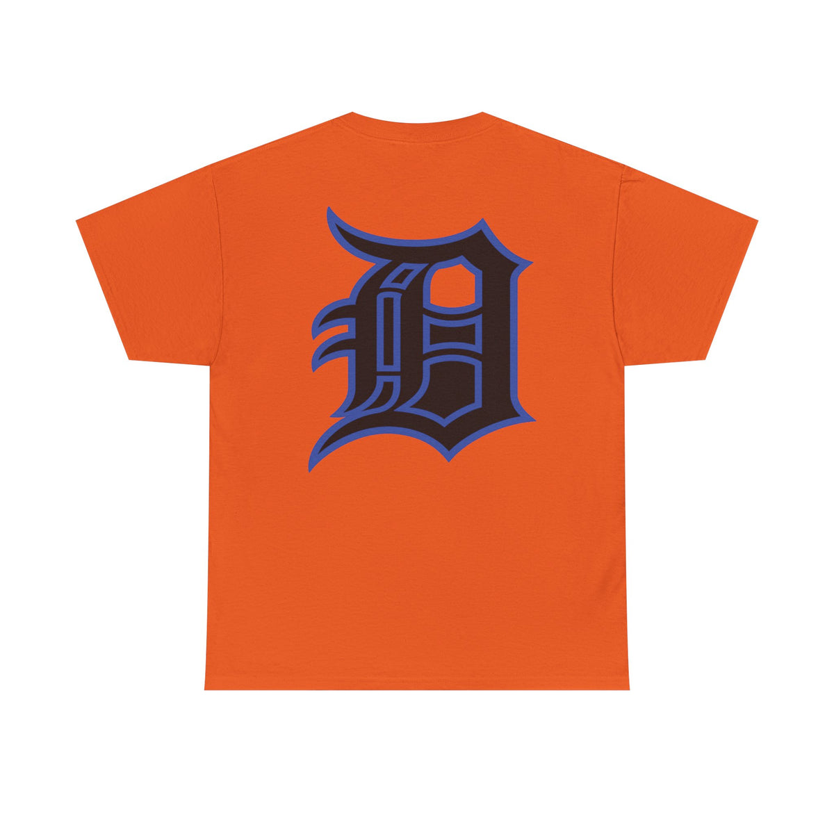 Detroit Basketball Lion Graphic Tee | Motor City D Old English Logo