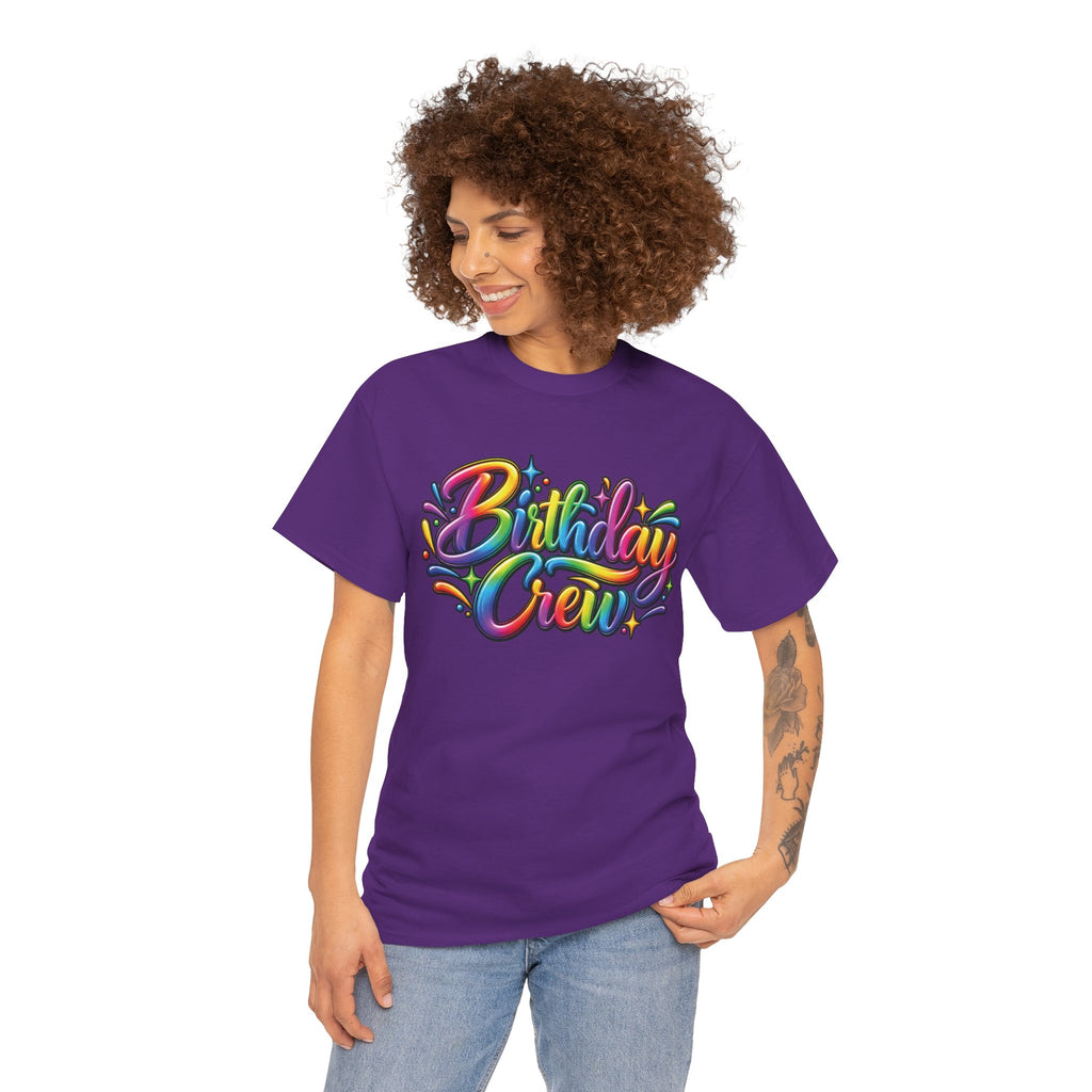 Birthday Crew Colorful Celebration T-Shirt