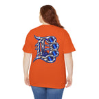 Detroit Baseball Tee | Vintage Script & Skyline Graphic