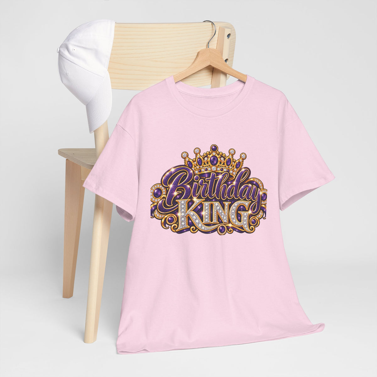 Birthday King Crown Graphic T-Shirt