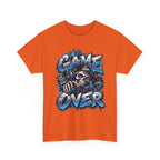 Game Over Skull Gamer T-Shirt | Level Up Graphic Tee