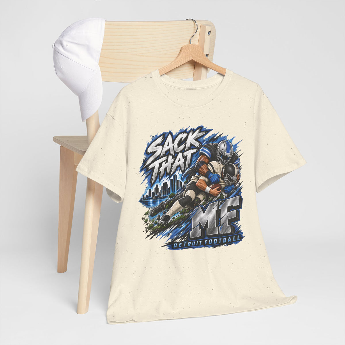 Sack That MF Lions football Graphic T-Shirt