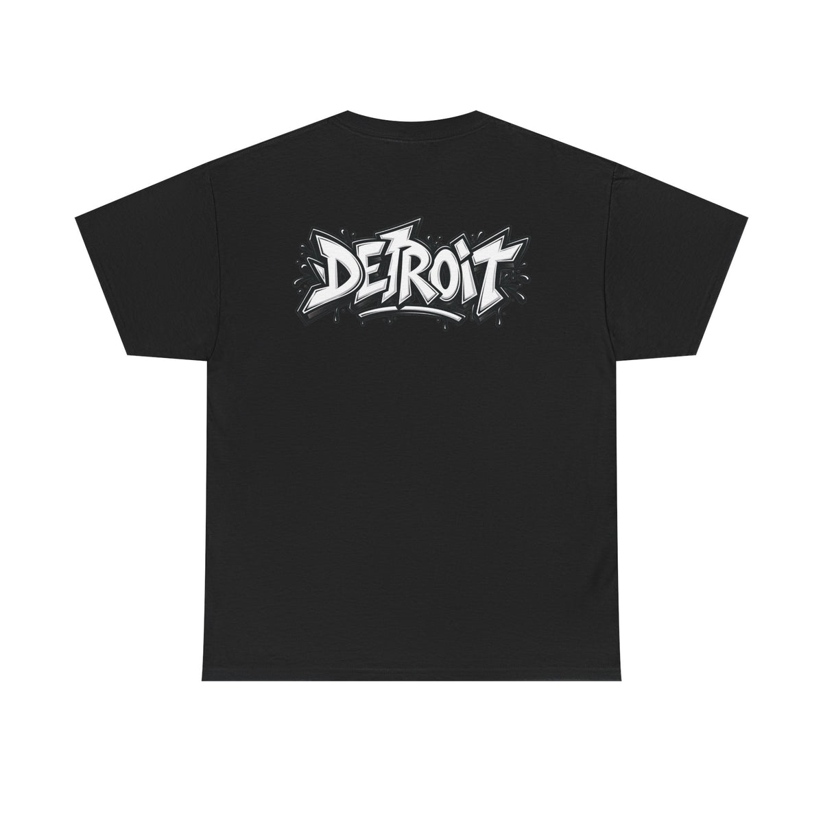 Detroit Lion Graffiti tee | Colorful Drip Lion Detroit Tee