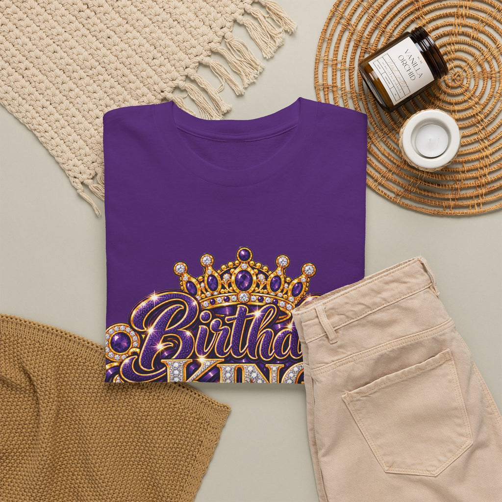 Birthday King Crown Graphic T-Shirt