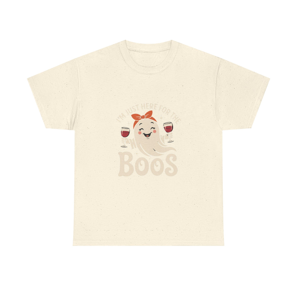 Rosie Ghost with Wine Boos T-Shirt | Halloween Wine Lover Tee