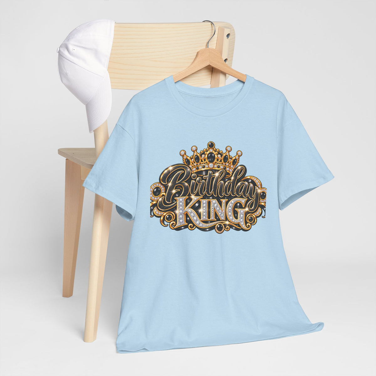 Birthday King Crown Graphic T-Shirt