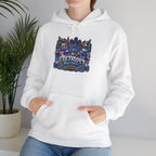 Detroit Skyline Collage Hoodie | Motor City Landmarks sweatshirt