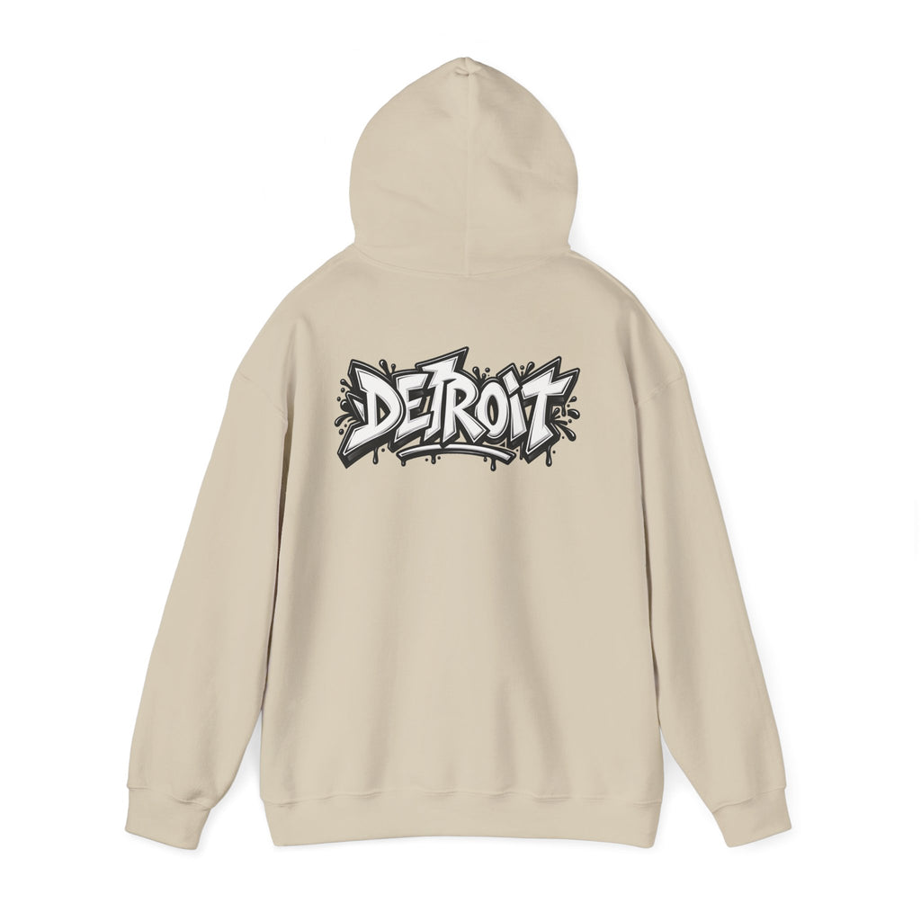 Detroit Graffiti Lion Hoodie | Colorful Street Art Pullover