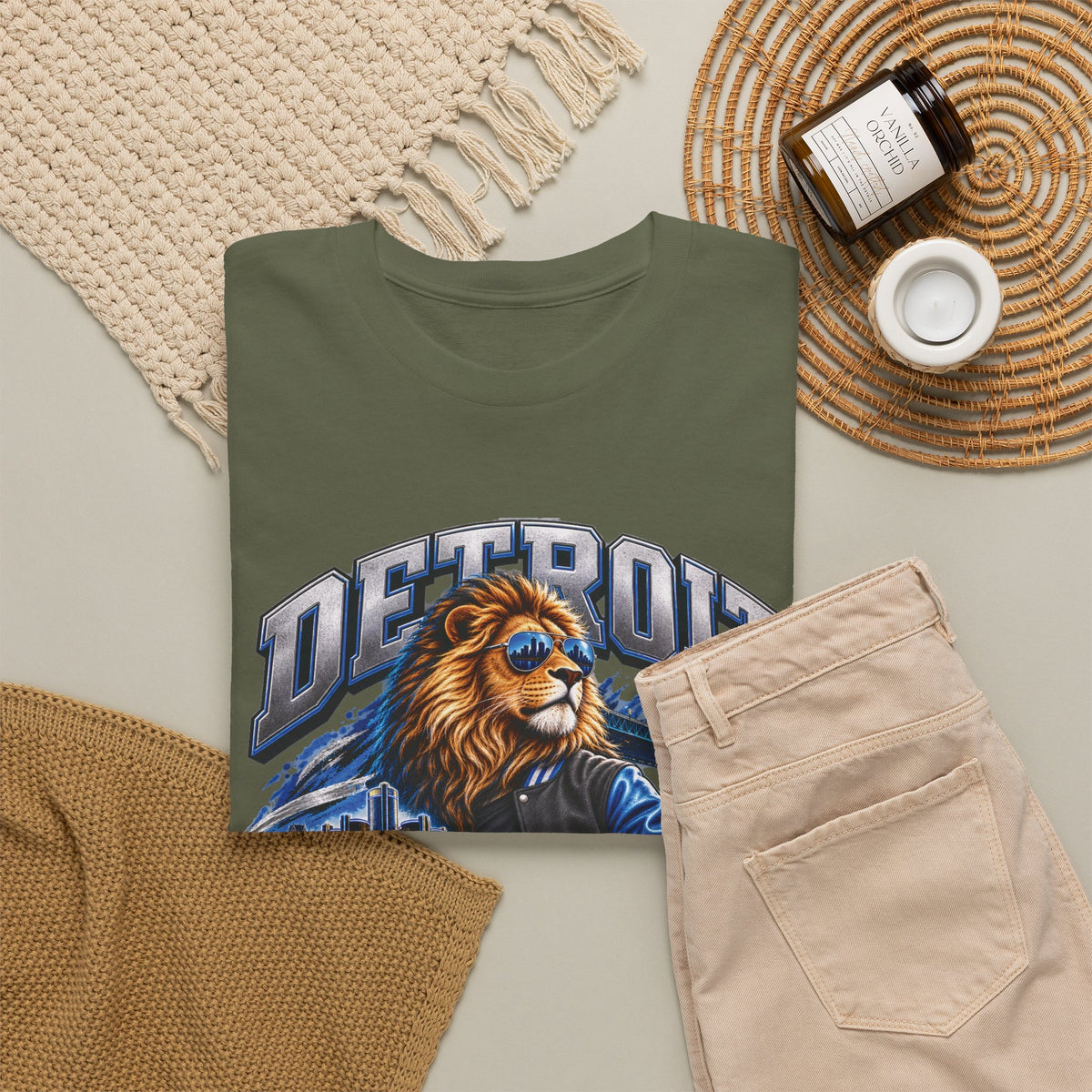 Detroit Lions Football Graphic T-Shirt