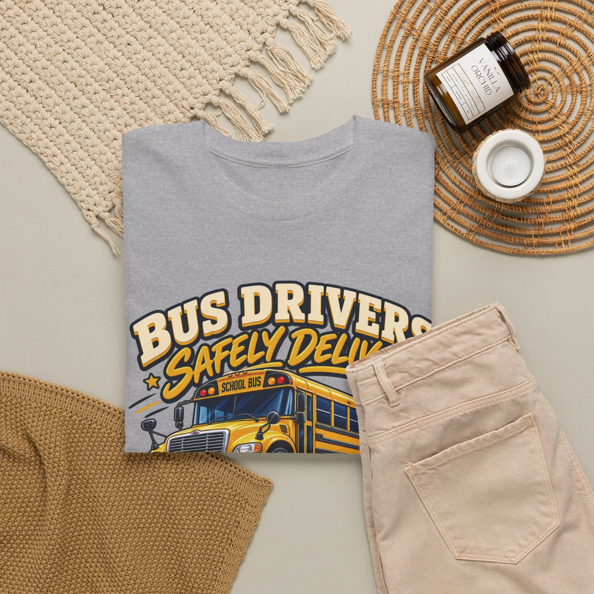 Bus Drivers Safely Deliver Futures Graphic T-Shirt