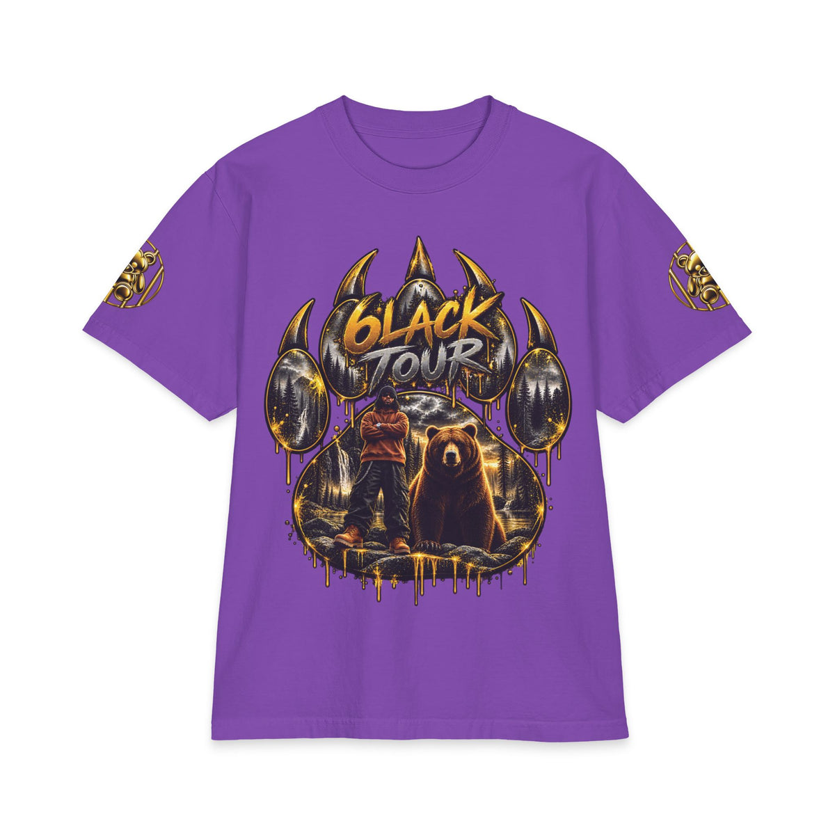 10 Years of 6lack Tour T-Shirt | Bear Forest Concert Tee