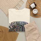 Detroit D Skyline Determined True Grit T-Shirt | City Pride Tee