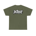 Detroit Lion Graffiti tee | Colorful Drip Lion Detroit Tee