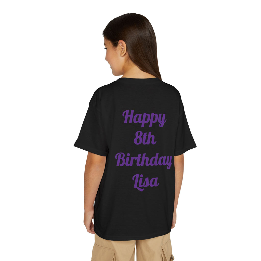 Wild About Being UNO Birthday Girl T-Shirt | Kids Custom Name Back