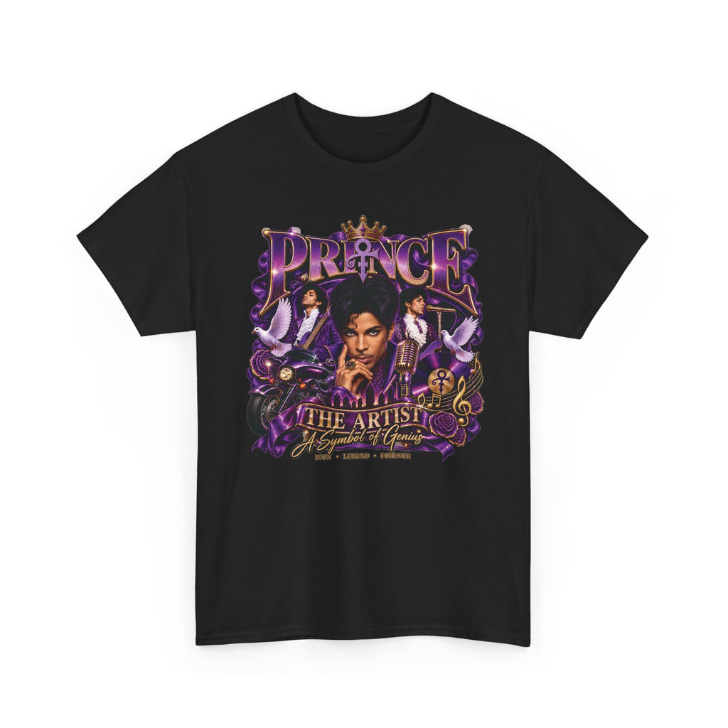 Purple Crown PrincePortrait Tee | Vintage Music Artist Graphic T-Shirt