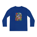 Sonic The Hedgehog Retro Graffiti Youth Long Sleeve Tee