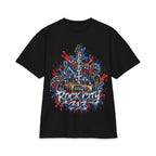 Detroit Rock City guitar truck graphic T-Shirt | 313 motor city music design