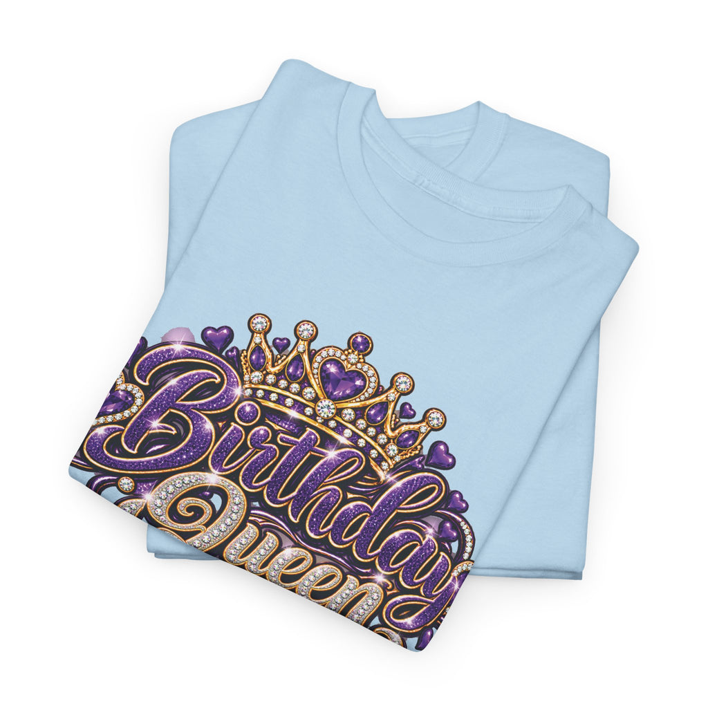 Birthday Purple Queen Graphic T-Shirt