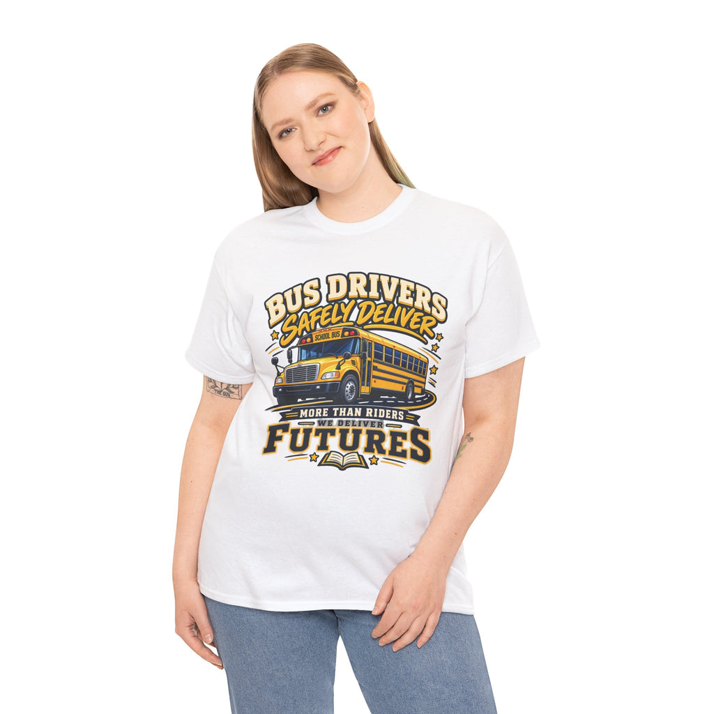 Bus Drivers Safely Deliver Futures Graphic T-Shirt
