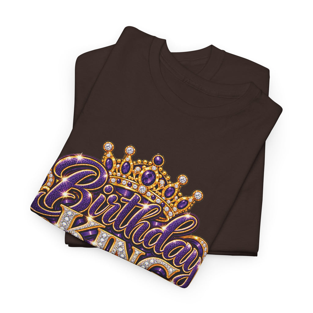 Birthday King Crown Graphic T-Shirt