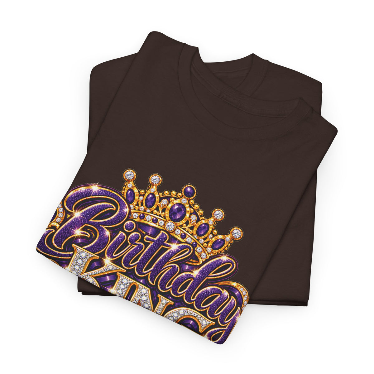 Birthday King Crown Graphic T-Shirt