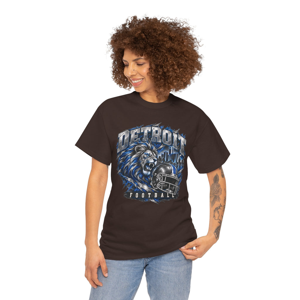 Detroit Football Lion Graphic Tee