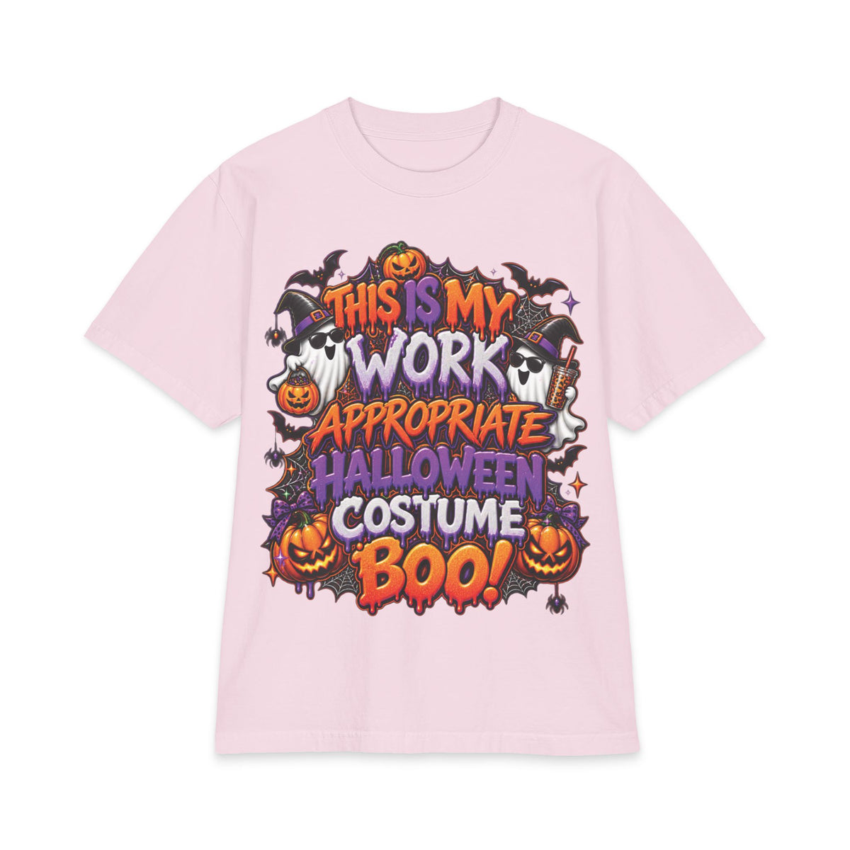 This Is My Work Appropriate Halloween Costume T-Shirt | Halloween Boo Pumpkin Tee