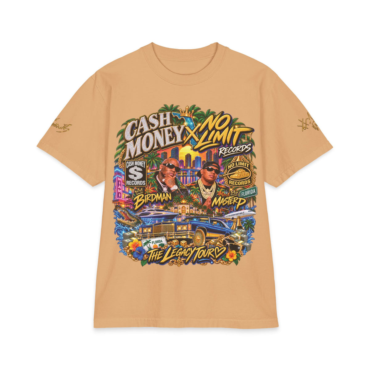 No Limit Cash Money Tour Shirt | Rap Crew Vintage Concert Tee