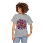 All The Pretty Girls Roll Like This T-Shirt | Pink Graffiti Cannabis Hands Design