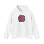 Girls Who Rock Roll Skate Hoodie | Retro Neon Skate Graphic