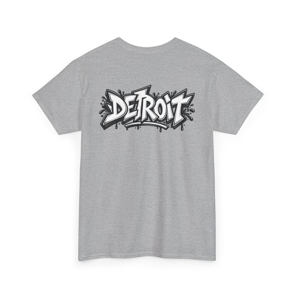 Detroit Lion Graffiti tee | Colorful Drip Lion Detroit Tee