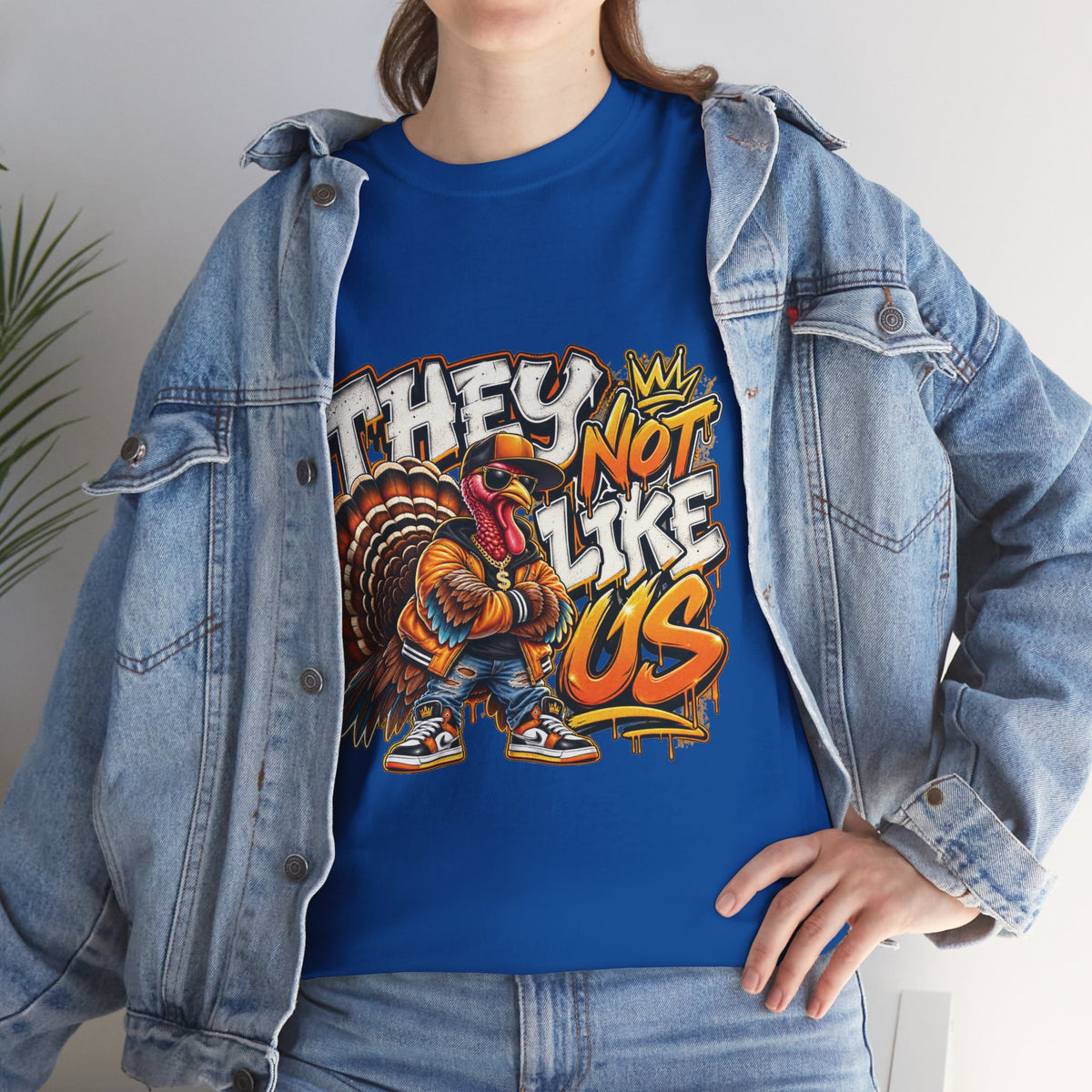 They Not Like Us Turkey Tee | Streetwear Thanksgiving Graphic Shirt