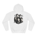 Blue M Chevron Logo Hoodie | Maroon 5 Band Photo Signature Back Hoodie