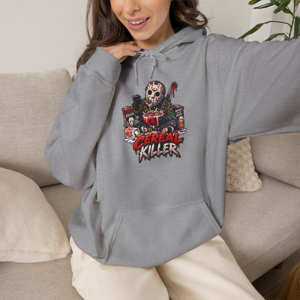 Jason Cereal Killer Horror Mask Hoodie | Hoodie