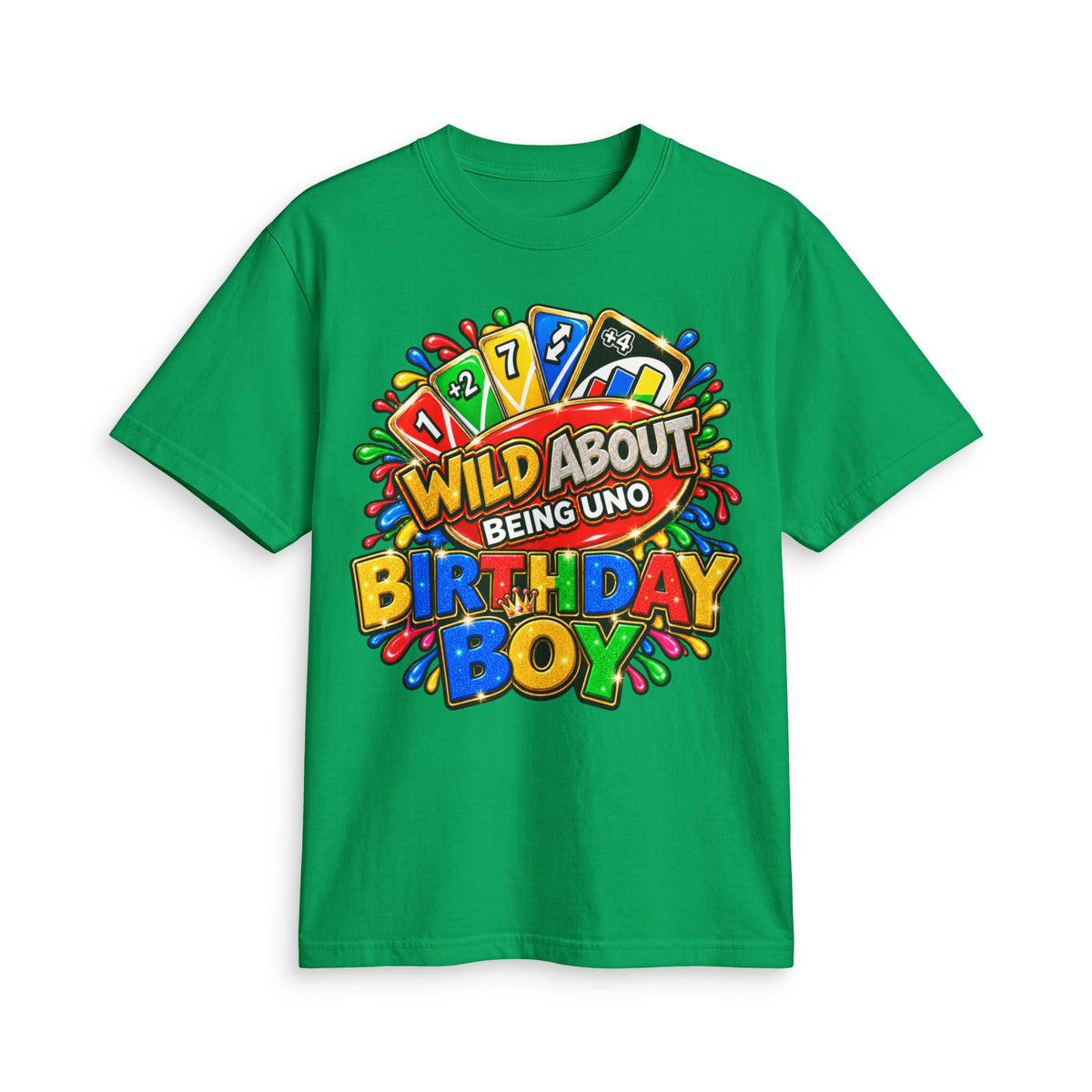 Wild About Being Uno Birthday Boy T-Shirt | Custom Name & Age