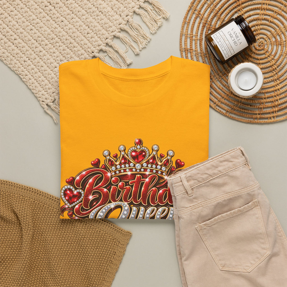 Birthday Red Queen Graphic T-Shirt