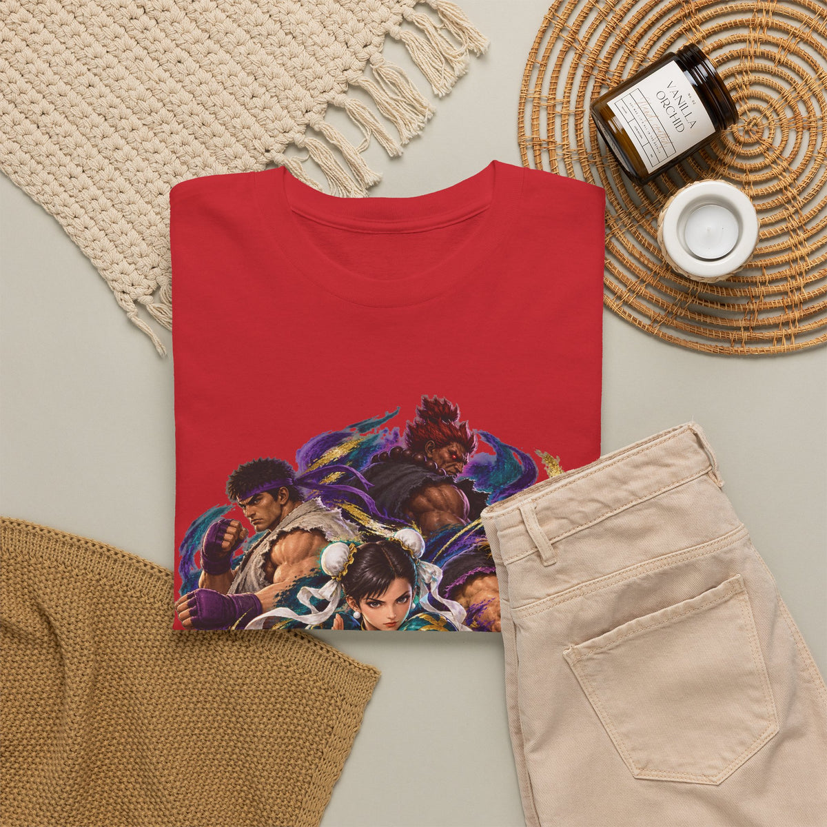 Street Fighter Characters Graphic T-Shirt