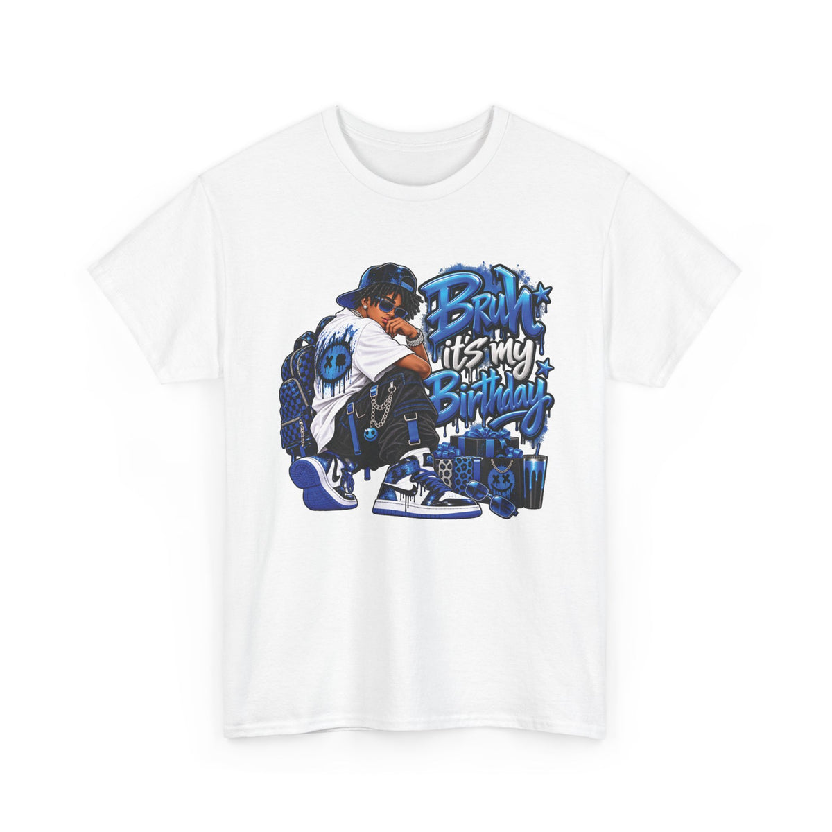 Bruh It’s My Birthday Graphic T-Shirt