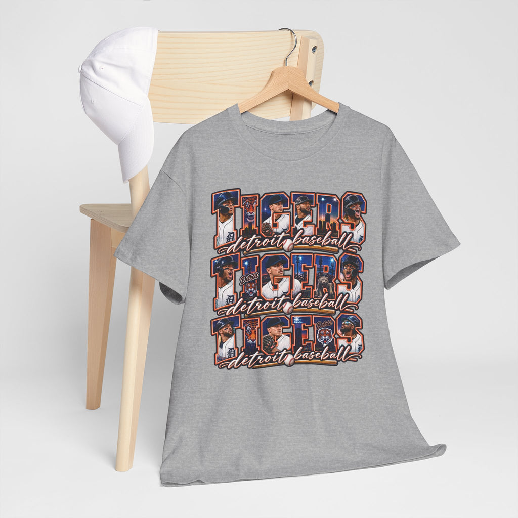 Tigers Street Baseball T-Shirt | Vintage Sports Lettering