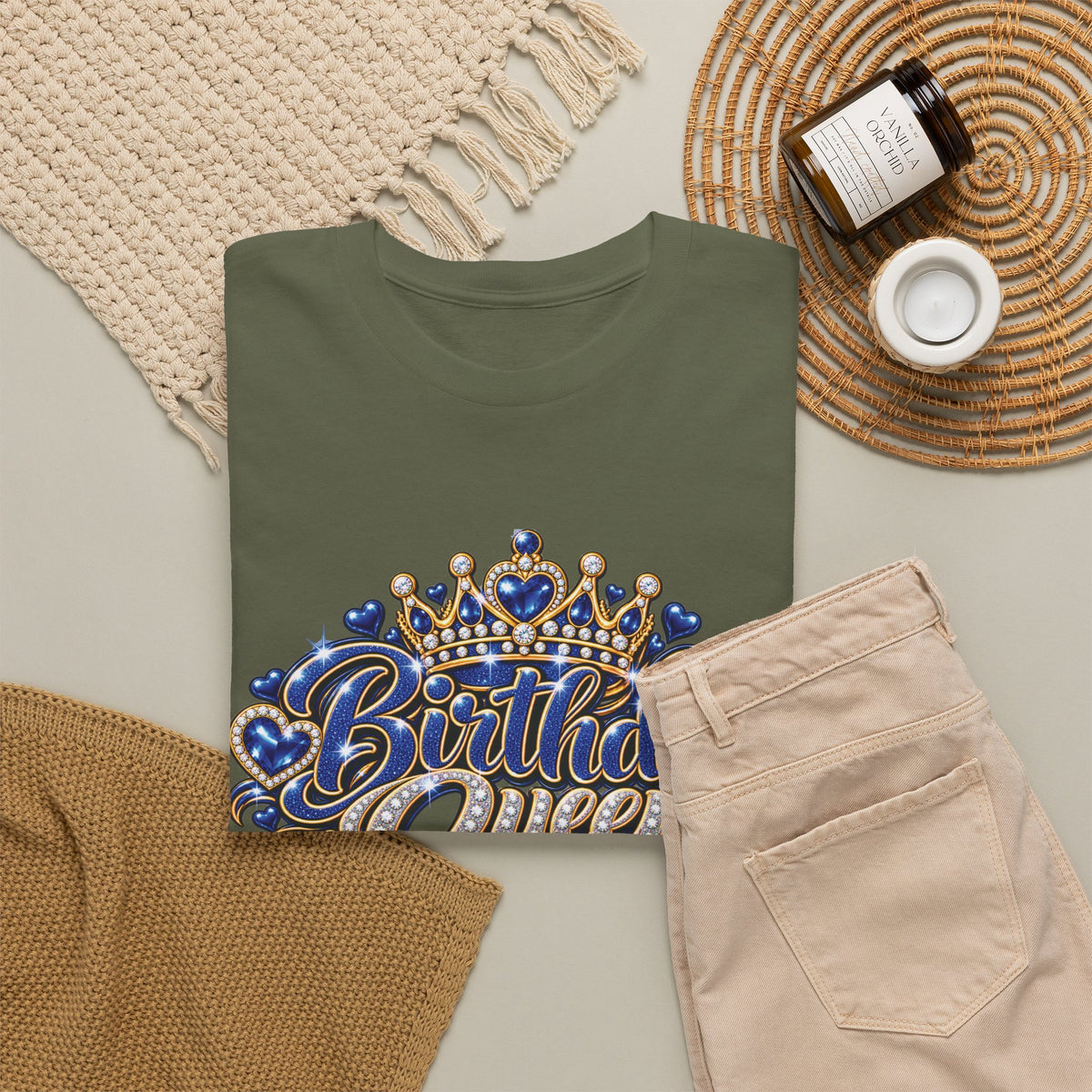 Birthday Queen Crown Graphic T-Shirt